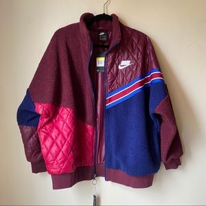 Nike Women’s Full-Zip Sherpa Track Jacket